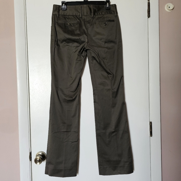 Dolce & Gabbana luxury taupe soft slightly flare classic low to mid-rise pants - Picture 4 of 9